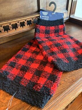 2 PET Black Buffalo Plaid Pet Sweaters
